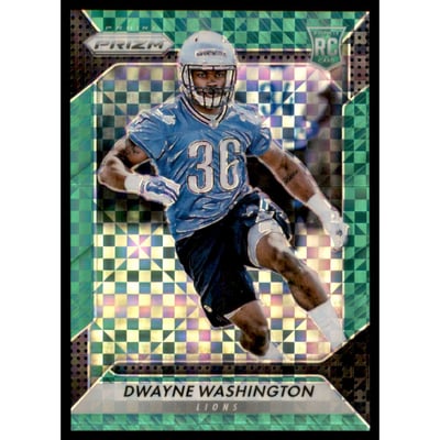 2016 Panini Prizm Prizms Green Power #221 Dwayne Washington