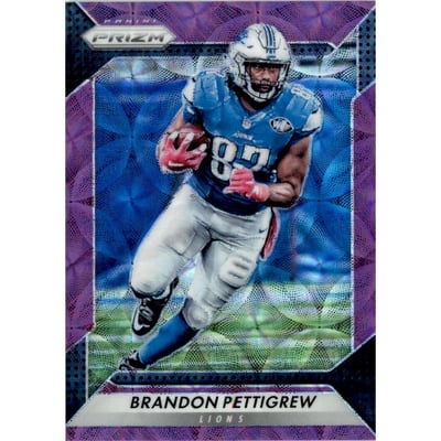 2016 Panini Prizm Prizms Purple Scope #69 Brandon Pettigrew