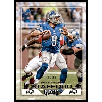 2016 Playoff 1st Down #62 Matthew Stafford