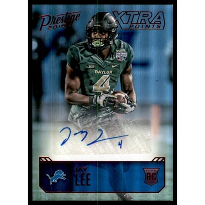 2016 Prestige Rookie Autographs Xtra Points Red #100 Jay Lee