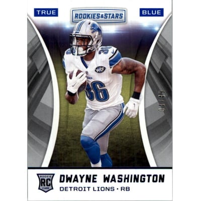 2016 Rookies and Stars True Blue #209 Dwayne Washington 2S