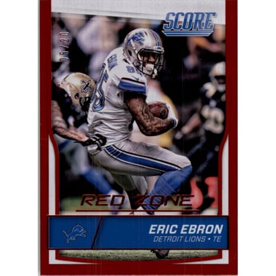 2016 Score Red Zone #114 Eric Ebron