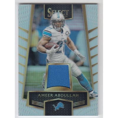 2016 Select Swatches Prizm #37 Ameer Abdullah/199