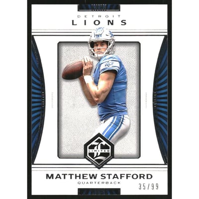 2017 Limited Silver Spotlight #55 Matthew Stafford