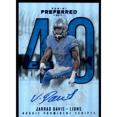 2017 Panini Preferred Blue #270 Jarrad Davis PROM AU/99