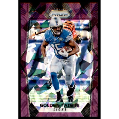 2017 Panini Prizm Prizms Purple Crystals #176 Golden Tate III