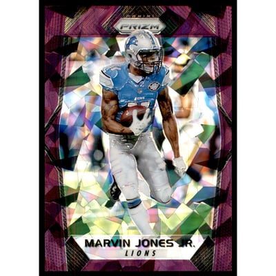 2017 Panini Prizm Prizms Purple Crystals #177 Marvin Jones Jr.