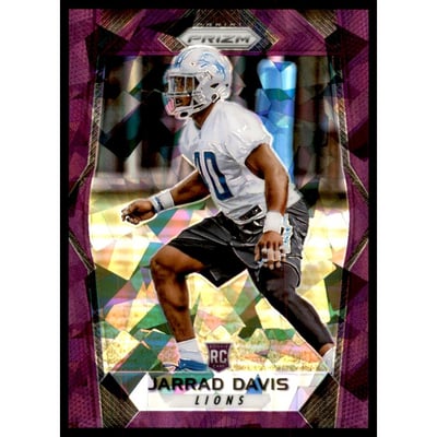 2017 Panini Prizm Prizms Purple Crystals #244 Jarrad Davis