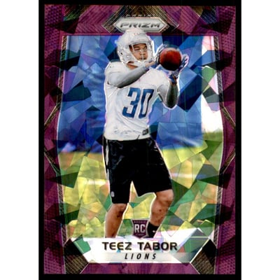 2017 Panini Prizm Prizms Purple Crystals #286 Teez Tabor