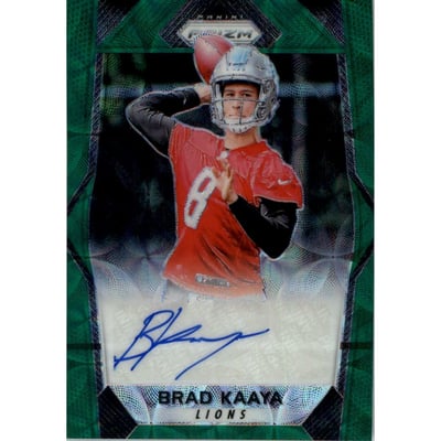 2017 Panini Prizm Rookie Autographs Prizms Green Scope #RABK Brad Kaaya