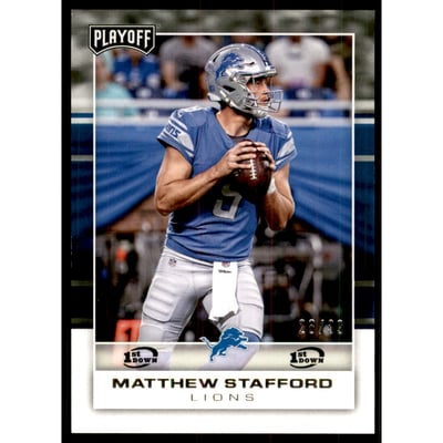 2017 Playoff 1st Down #28 Matthew Stafford