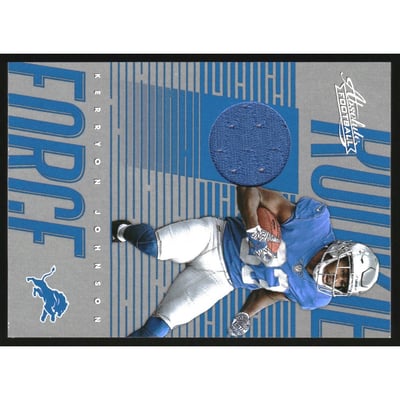 2018 Absolute Rookie Force Materials #4 Kerryon Johnson