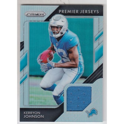 2018 Panini Prizm Prizm Premier Jerseys #17 Kerryon Johnson