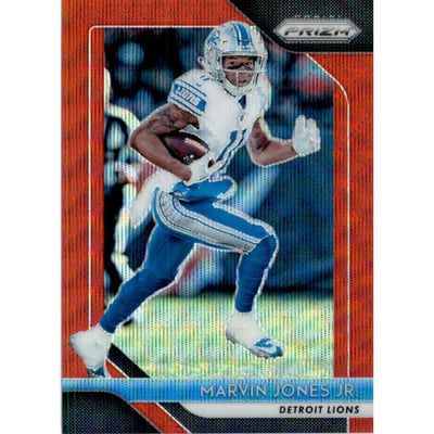 2018 Panini Prizm Prizms Red Wave #137 Marvin Jones Jr.