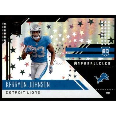 2018 Panini Unparalleled Astral #217 Kerryon Johnson