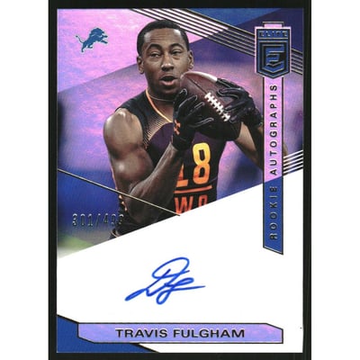 2019 Elite Rookie Autographs #15 Travis Fulgham/499