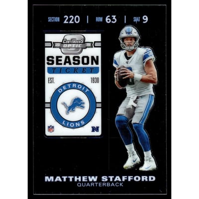 2019 Panini Contenders Optic #65 Matthew Stafford