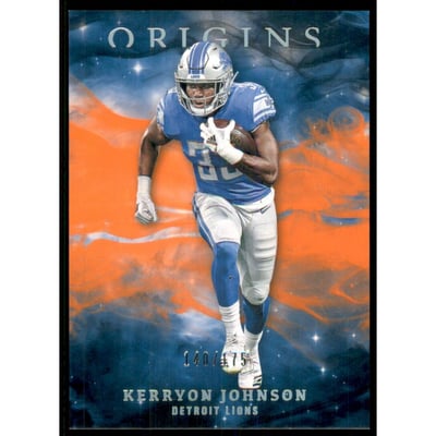 2019 Panini Origins Orange #34 Kerryon Johnson