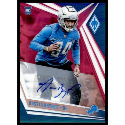 2019 Panini Phoenix Rookie Autographs Pink #194 Austin Bryant/35