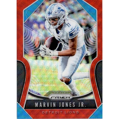 2019 Panini Prizm Prizms Red Wave #109 Marvin Jones Jr.