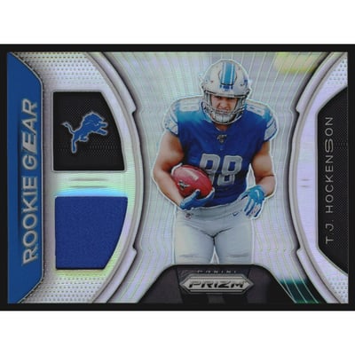 2019 Panini Prizm Rookie Gear #28 T.J. Hockenson