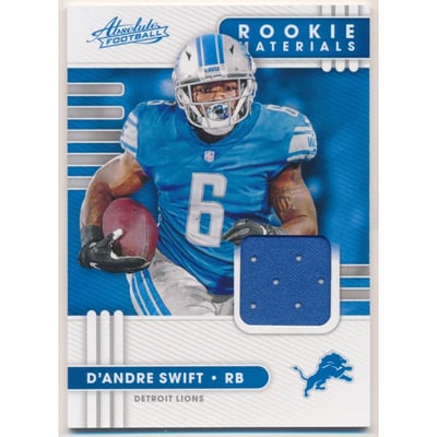 2020 Absolute Absolute Rookie Materials #9 D'Andre Swift