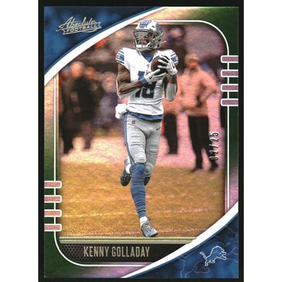 2020 Absolute Spectrum Green #7 Kenny Golladay