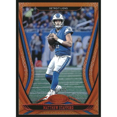 2020 Certified Mirror Orange #17 Matthew Stafford