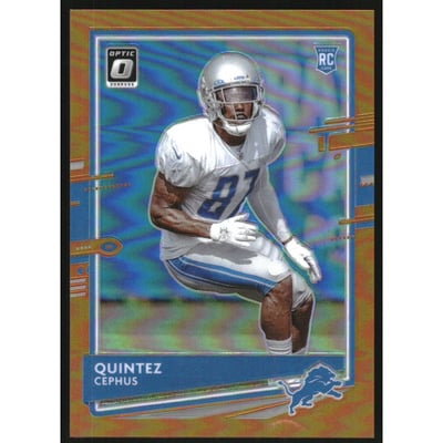 2020 Donruss Optic Orange #130 Quintez Cephus