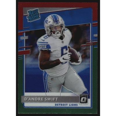 2020 Donruss Optic Preview Red and Green #P309 D'Andre Swift RR