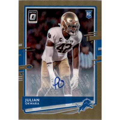 2020 Donruss Optic Rookies Autographs Bronze #144 Julian Okwara
