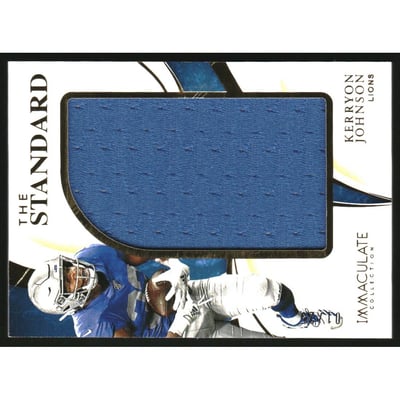 2020 Immaculate Collection Immaculate Standard Jerseys #37 Kerryon Johnson/25