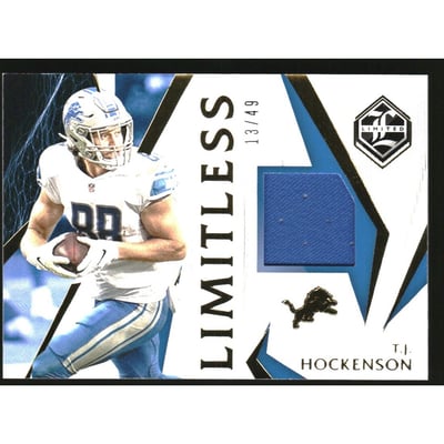 2020 Limited Limitless Materials #20 T.J. Hockenson/49