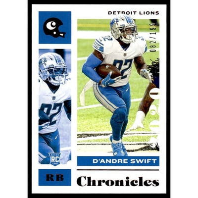 2020 Panini Chronicles Red #32 D'Andre Swift