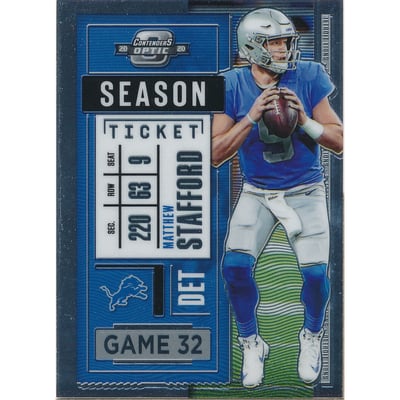 2020 Panini Contenders Optic #20 Matthew Stafford