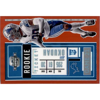 2020 Panini Contenders Optic Red #98 Jeff Okudah