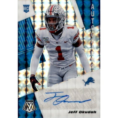 2020 Panini Mosaic Rookie Autographs Mosaic #43 Jeff Okudah