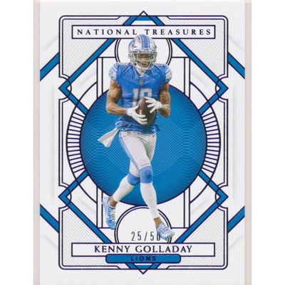 2020 Panini National Treasures Purple #34 Kenny Golladay