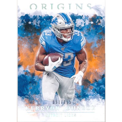 2020 Panini Origins Orange #26 Kerryon Johnson
