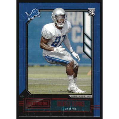 2020 Panini Playbook Orange #179 Quintez Cephus