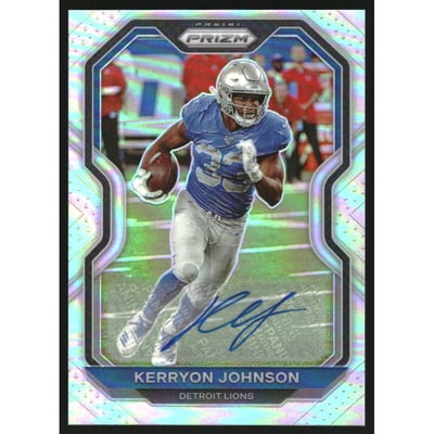 2020 Panini Prizm Autographs Prizms #200 Kerryon Johnson