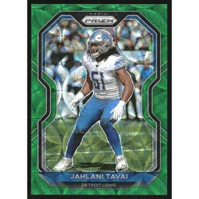 2020 Panini Prizm Prizms Green Scope #203 Jahlani Tavai