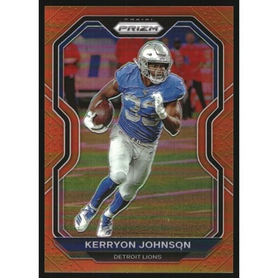 2020 Panini Prizm Prizms Orange #200 Kerryon Johnson