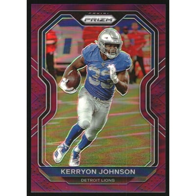 2020 Panini Prizm Prizms Purple #200 Kerryon Johnson