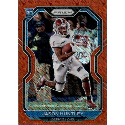2020 Panini Prizm Prizms Red Shimmer #360 Jason Huntley