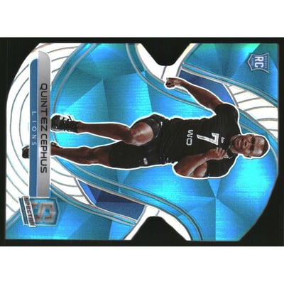 2020 Panini Spectra Neon Blue Die Cut #190 Quintez Cephus