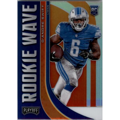 2020 Playoff Rookie Wave Silver #15 D'Andre Swift