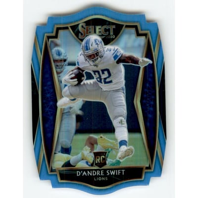 2020 Select Prizm Light Blue Die Cut #151 D'Andre Swift