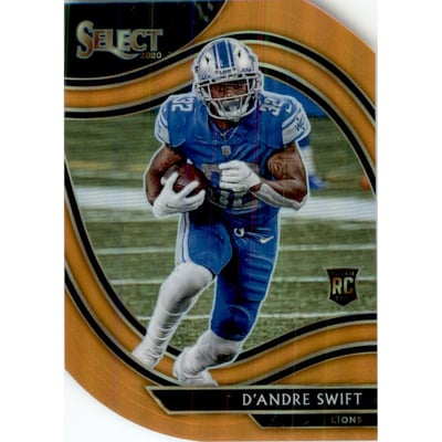 2020 Select Prizm Orange Die Cut #351 D'Andre Swift