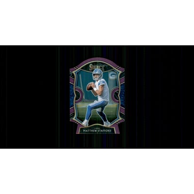 2020 Select Prizm Purple Die Cut #11 Matthew Stafford